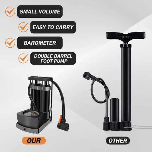 Double Cylinder Foot Pump