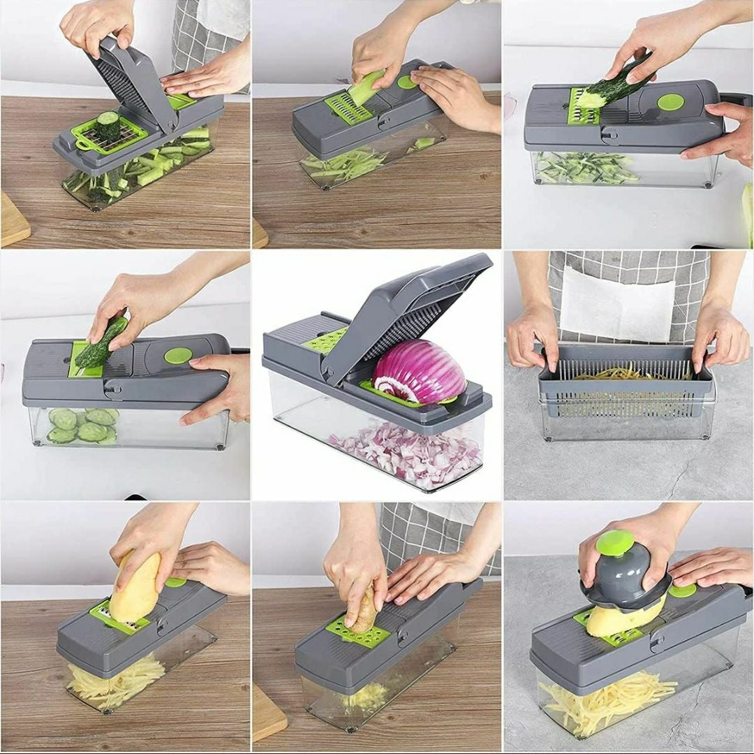 Vegetable Chopper 18 Pcs